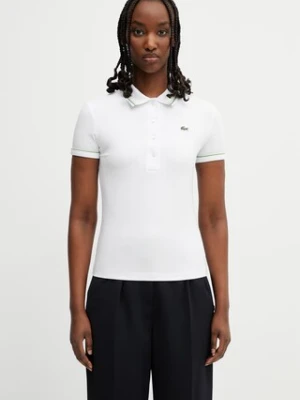 Lacoste polo z bawełną damskie