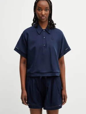 Lacoste polo z lyocellem damskie