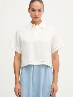 Lacoste polo z lyocellem damskie
