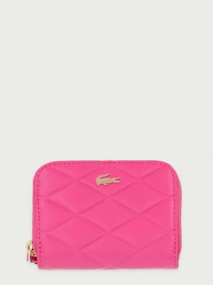Lacoste portfel damski skórzany różowy