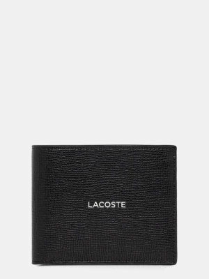 Lacoste portfel skórzany GIFTBOX męski kolor czarny NH5054OI