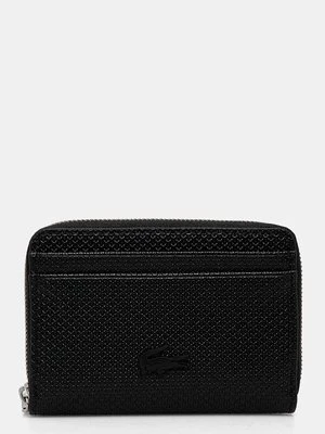 Lacoste portfel skórzany kolor czarny NF3855KL