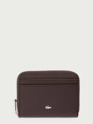 Lacoste portfel z imitacji skóry brązowy