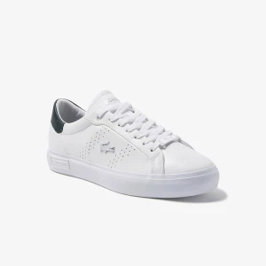 Lacoste Powercourt 2.0 Damskie skórzane sneakersy