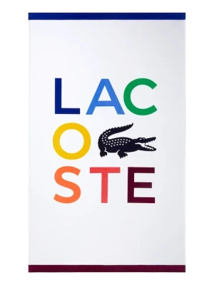 Lacoste ręcznik plażowy bawełniany LCROCOLO 100 x 170 cm kolor multicolor