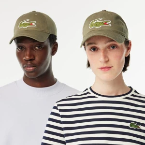 Lacoste regulowana czapka unisex z diagonalu z bawełny organicznej