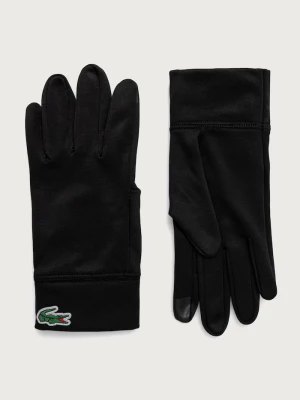 Lacoste rękawiczki czarny