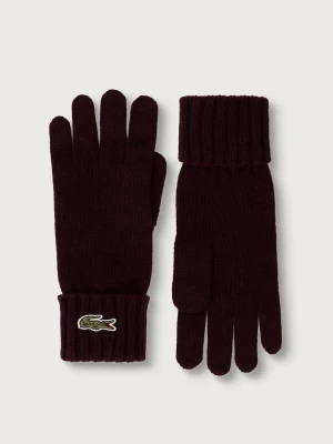 Lacoste rękawiczki wełniane