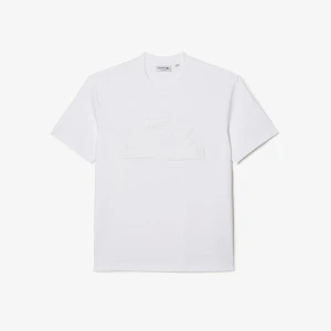 Zdjęcie produktu Lacoste Relaxed Fit Quilted Badge Jersey T-shirt