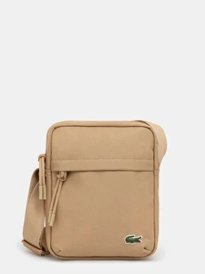 Lacoste saszetka kolor beżowy NU4788NE