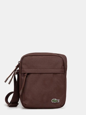 Lacoste saszetka kolor brązowy NU4788NE