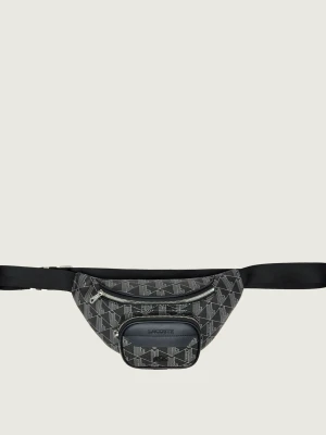 Lacoste Saszetka nerka The Blend Monogram grafitowy