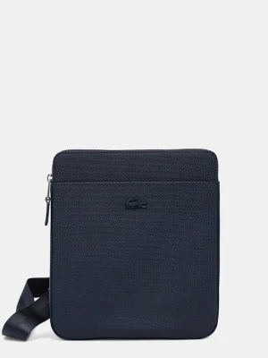 Lacoste saszetka skórzana kolor granatowy NH2815CE