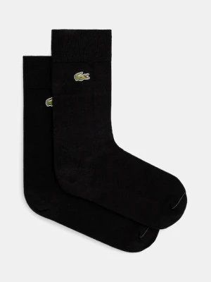 Lacoste skarpetki 2-pack kolor czarny RA3147