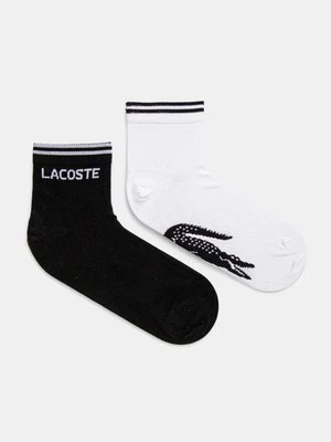 Lacoste skarpetki 2-pack kolor czarny RA4187