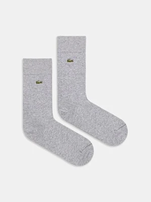 Lacoste skarpetki 2-pack kolor szary RA3147