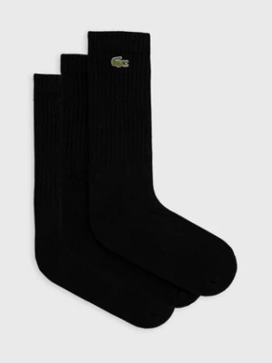 Lacoste skarpetki (3-pack) RA4182 męskie kolor czarny RA4182-8VM