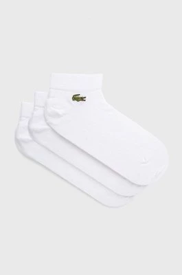 Lacoste skarpetki (3-pack) RA4183 męskie kolor biały RA4183-5KC