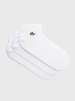 Lacoste skarpetki (3-pack) RA4183 męskie kolor biały RA4183-5KC