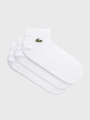 Lacoste skarpetki (3-pack) RA4183 męskie kolor biały RA4183-5KC