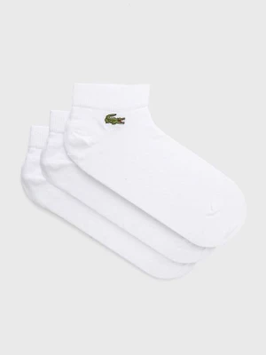 Lacoste skarpetki (3-pack) RA4183 męskie kolor biały RA4183-5KC