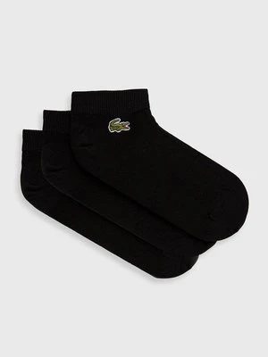 Lacoste skarpetki (3-pack) RA4183 męskie kolor czarny RA4183-5KC