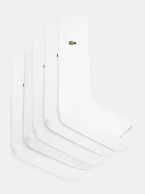 Lacoste skarpetki 5-pack męskie kolor biały