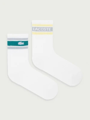 Lacoste skarpety 2-pack biały