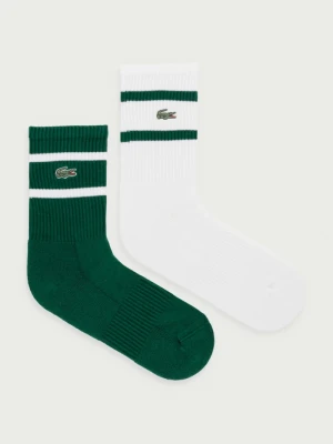 Lacoste skarpety 2-pack zielony