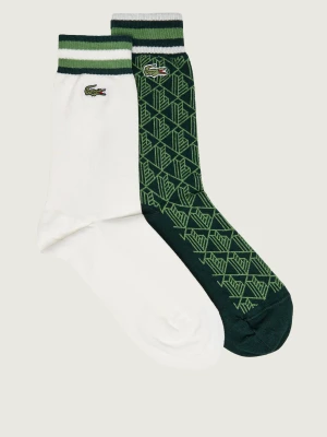 Lacoste Skarpety 2-pack zielony