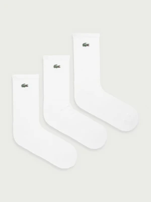 Lacoste skarpety 3-pack biały