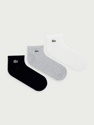 Lacoste skarpety 3-pack biały