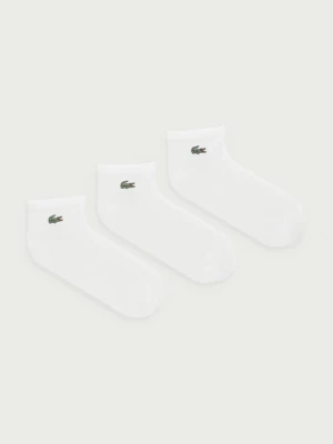 Lacoste skarpety 3-pack biały