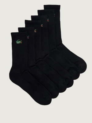 Lacoste Skarpety 6-pack czarny