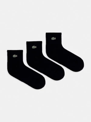 Lacoste skarpety 3-pack czarny