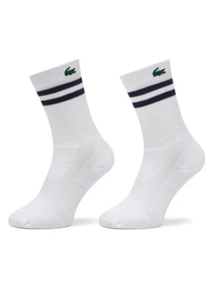 Lacoste Skarpety długie RA1095 Biały