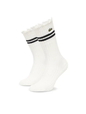 Lacoste Skarpety długie RA7788 Biały