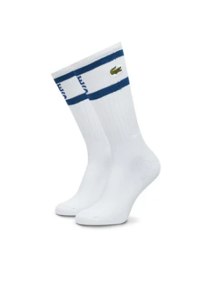 Lacoste Skarpety długie RA8095-00 F2F Biały