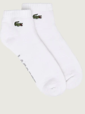 Lacoste Skarpety / stopki 2-pack biały