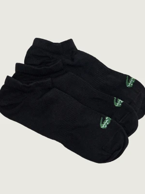Lacoste Skarpety / stopki 3-pack czarny