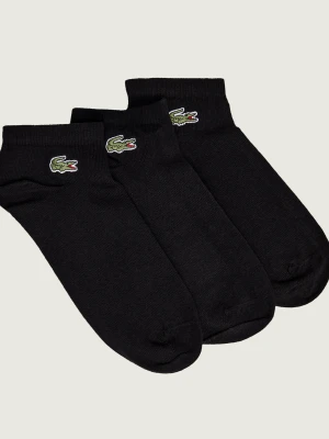 Lacoste Skarpety / stopki 3 pack czarny