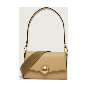 Lacoste Skórzana torebka na ramię Tennis Bliss