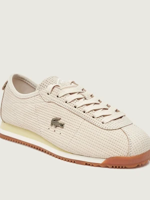 Lacoste Skórzane sneakersy Club-Low beżowy