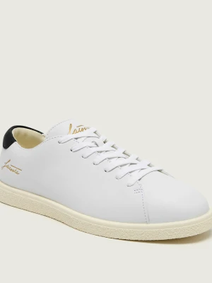 Lacoste Skórzane sneakersy Linecourt biały