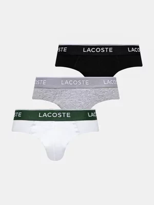 Lacoste slipy 3-pack kolor biały 8H1293