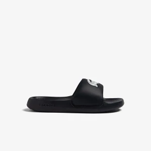 Lacoste Croco Erkek Siyah Terlik