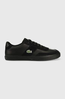 Lacoste sneakersy skórzane COURT-MASTER PRO kolor czarny 44SMA0084