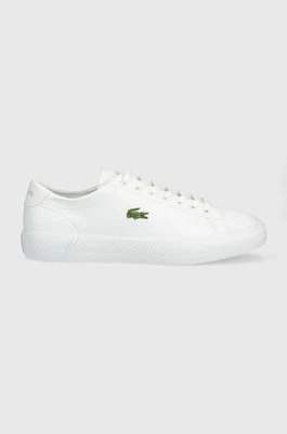 Lacoste sneakersy skórzane GRIPSHOT kolor biały 41CMA0014