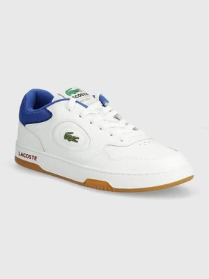 Lacoste sneakersy skórzane Lineset Contrasted Collar Leather kolor biały 47SMA0060