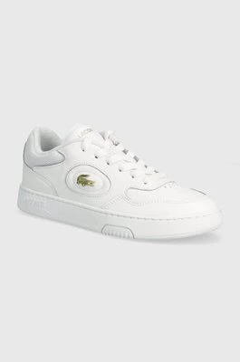 Lacoste sneakersy skórzane Lineset Leather kolor biały 47SFA0083